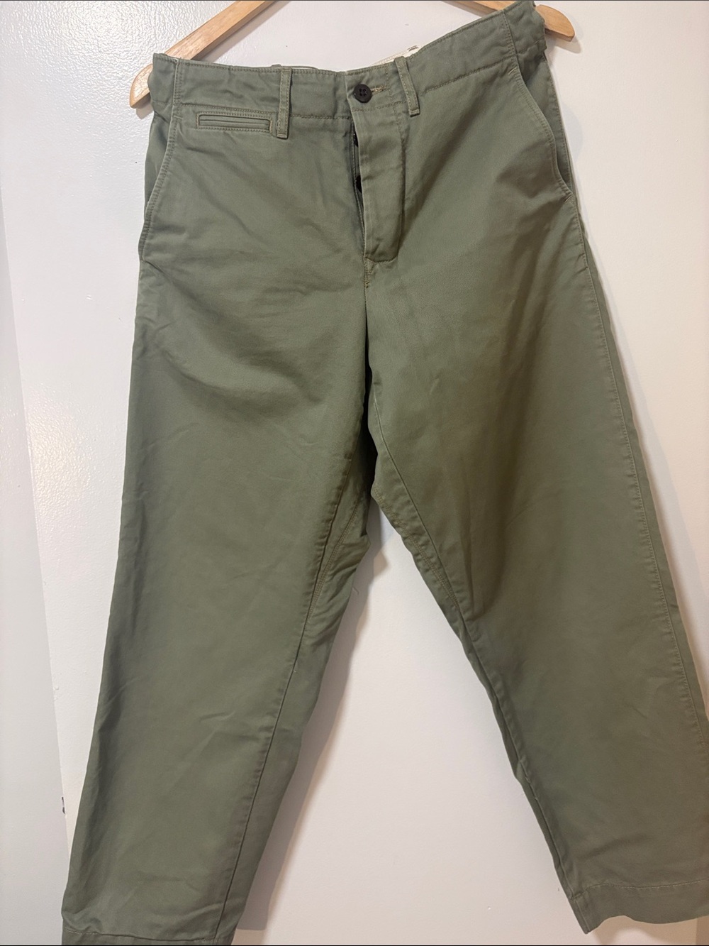 Wallace & Barnes x J.Crew | Officer Chino, Olive Green